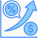 Growth Rate Financial Increase Icon