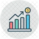 Growth Rate Increase Business Growth Icon