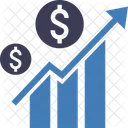 Growth Rate Chart Growth Icon