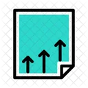 Growth Sheet Growth Document Business Growth Icon