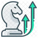 Innovation Growth Strategy Chess Icon