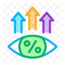 Money Eye Growth Icon
