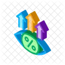 Money Eye Growth Icon