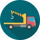 Camion De Remolque Carga Construccion Icon