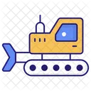 Grua De Orugas Grua Maquina Icono