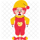 Clown Grumpy Angry Icon