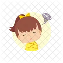 Grumpy Little Girl  Icon