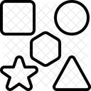 Grundsatzlich Verschiedene Geometrisch Symbol