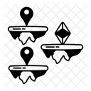 Lage des Grundstücks  Symbol