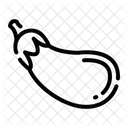 Grune Aubergine Pflanze Gemuse Symbol