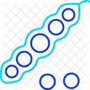 Grune Bohnen Erbsen Bohnen Symbol