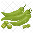 Grüne Chilis  Symbol