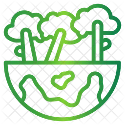 Grüne Erde  Symbol