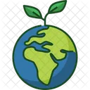 Grüne Erde  Symbol