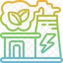 Grune Fabrik Nachhaltige Energie Oko Fabrik Symbol