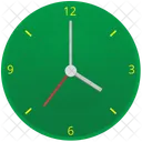 Grun Uhr Zeit Icon