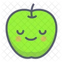 Gruner Apfel Apfel Obst Icon