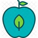 Gruner Apfel Apfel Obst Icon