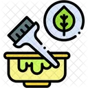 Grüner Farbstoff  Symbol