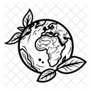 Gruner Planet Okologie Umwelt Icon