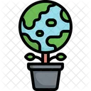 Gruner Planet Okologie Umwelt Icon