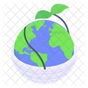 Grüner Planet  Symbol