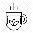 Grüner Tee  Symbol