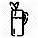 Grüner Tee  Symbol
