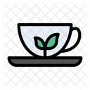 Grüner Tee  Symbol