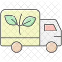 Grunes Transport Linearfarbsymbol Icon