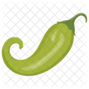 Grüne Chilli  Symbol