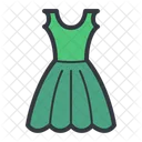 Grunes Kleid Frau Schon Icon