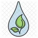 Grünes Wasser  Symbol