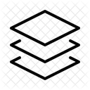 Pilha Profundidade Design Ícone