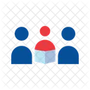 Grupo De Estudo Alunos Colaboracao Ícone