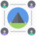 Grupo de barraca  Icon