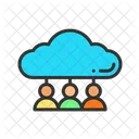 Grupo de nubes  Icono