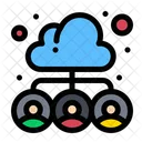 Grupo de nubes  Icono