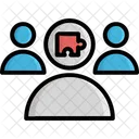 Gruppe Leiter Projektteam Symbol