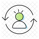 Zusammenarbeit Im Team Teamwork Partnerschaft Symbol