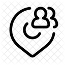 Gruppenstandort  Symbol