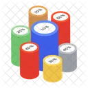 Gruppiertes Balkendiagramm Balkendiagramm Geschaftsdiagramm Symbol