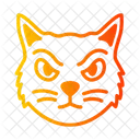 Gruselige Katze  Symbol