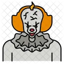 Gruseliger Clown  Symbol