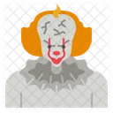 Gruseliger Clown  Symbol