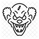 Gruseliger Clown  Symbol