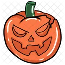 Halloween Kurbis Geschnitzter Kurbis Gruseliger Kurbis Symbol