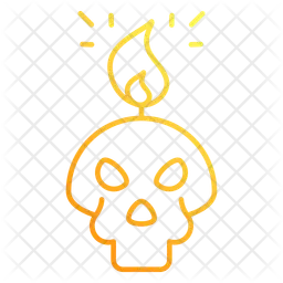 Gruseliger Totenkopf  Symbol