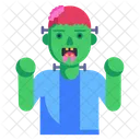 Gruseliger Zombie  Symbol
