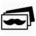 Grußkarte zum Vatertag  Symbol
